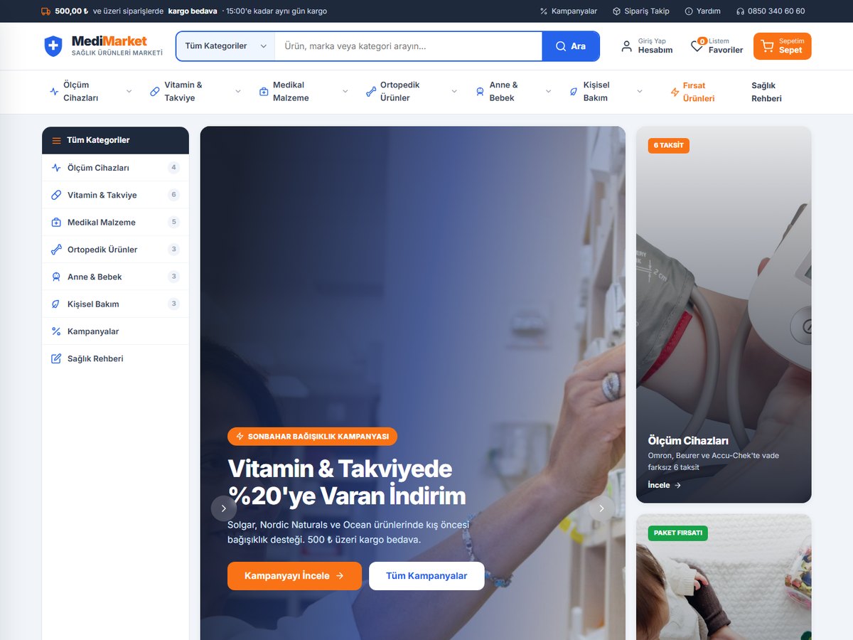Medikal Market teması önizlemesi