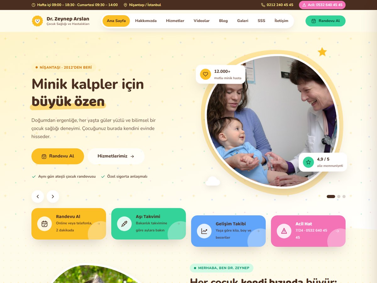 Sıcak & Renkli teması önizlemesi